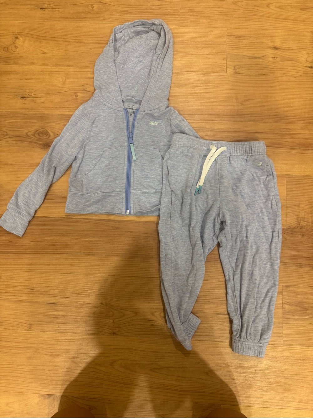 vineyard vines Toddler Heather Gray Full-Zip Hoodie & Joggers Set 2T